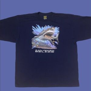 San Pedro Belize shark fish shirt